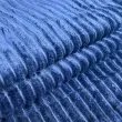 Manta Fleece com Relevo Jacquard 100% Poliéster 2.50m Largura - Azul marinho