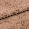 Manta Sherpa 100% Poliéster 1,60m Largura - Bege fendi