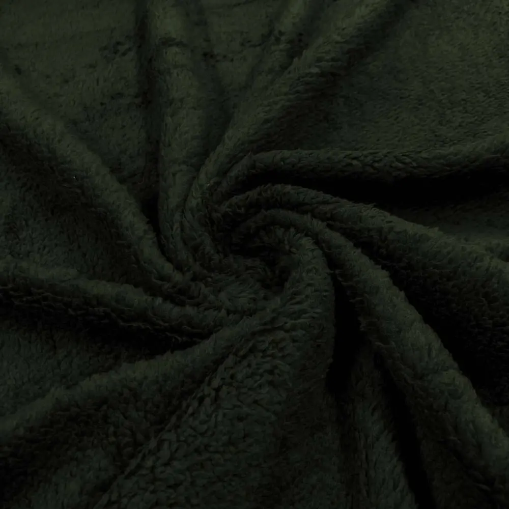 Manta Sherpa 100% Poliéster 1,60m Largura - Verde militar Manta Sherpa 100% Poliéster 1,60m Largura - Verde militar