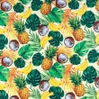 Microfibra Digital (Tactel) - Frutas Tropicais - 100% Poliéster - Variante 1 Microfibra Digital (Tactel) - Frutas Tropicais - 100% Poliéster - Variante 1