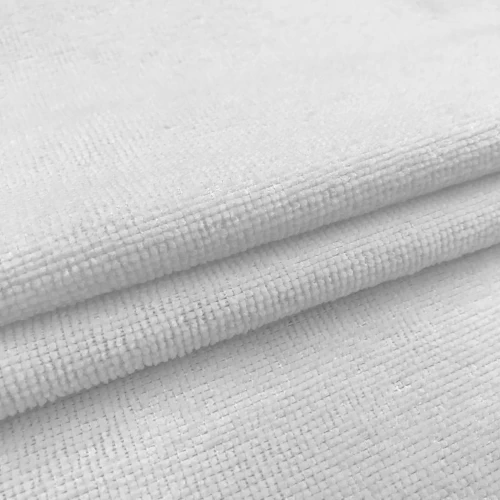 Microfibra Felpuda Lisa 80% Poliéster 20% Poliamida 1,45m Largura - Branco