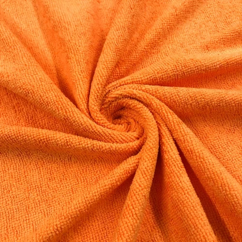 Microfibra Felpuda Lisa 80% Poliéster 20% Poliamida 1,45m Largura - Laranja neon Microfibra Felpuda Lisa 80% Poliéster 20% Poliamida 1,45m Largura - Laranja neon