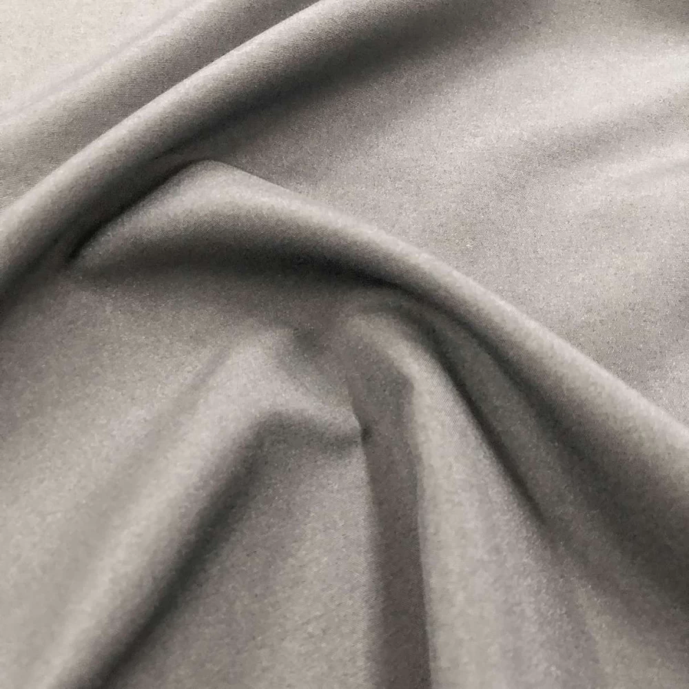 Microfibra Nacional Lisa (Tactel) - 1,60m largura - Cinza médio Microfibra Nacional Lisa (Tactel) - 1,60m largura - Cinza médio