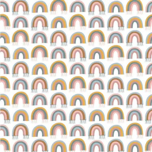 Microfibra Tactel Digital Estampa Exclusiva Arco Íris Boho 100% Poliéster - Variante 1 Microfibra Tactel Digital Estampa Exclusiva Arco Íris Boho 100% Poliéster - Variante 1