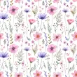 Microfibra Tactel Digital Estampa Exclusiva Coleçao Floral 100% Poliéster - Rosa