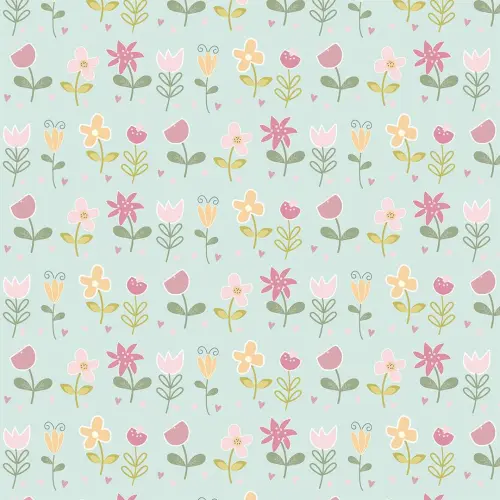 Microfibra Tactel Digital Estampa Exclusiva Florzinha Delicada 100% Poliéster - Variante 1 Microfibra Tactel Digital Estampa Exclusiva Florzinha Delicada 100% Poliéster - Variante 1