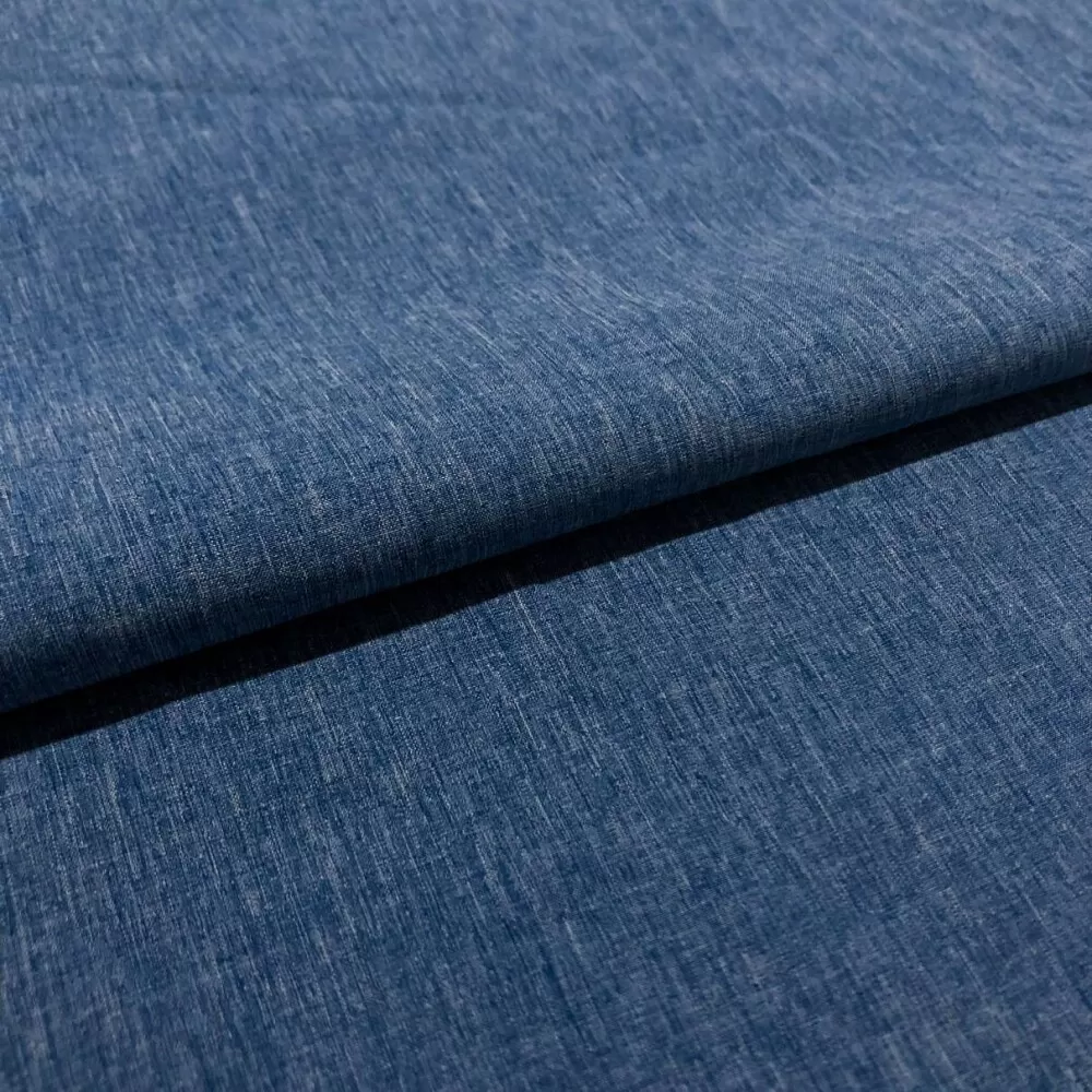 Microfibra Tactel Mescla 95% Poliéster 5% Elastano 1,47m Largura - Azul anil Microfibra Tactel Mescla 95% Poliéster 5% Elastano 1,47m Largura - Azul anil