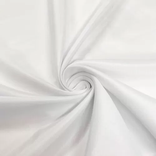 Microfibra Tactel Promocional Cores e Branco Para Sublimação 100% Poliéster 1,60m Largura - Branco