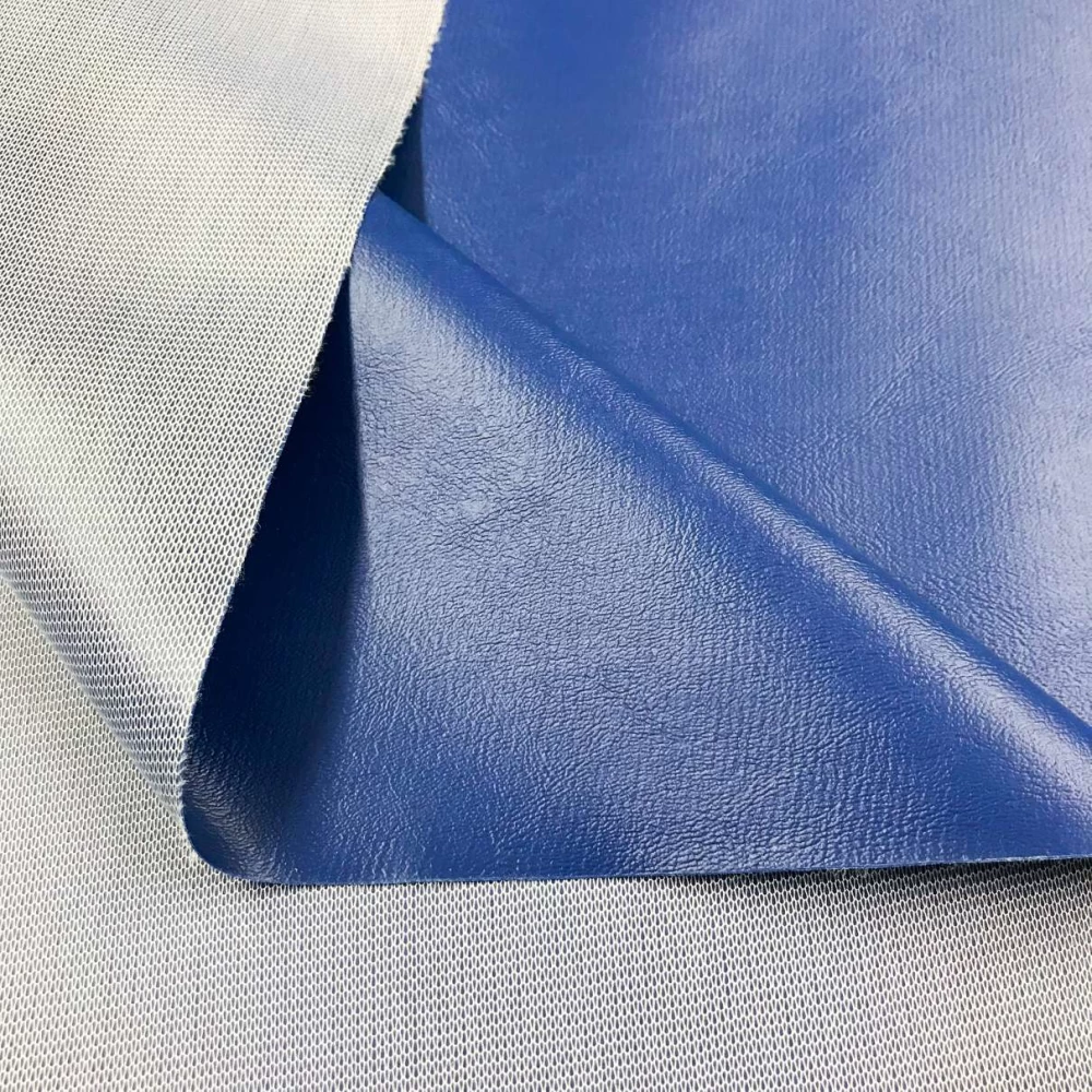 Napa 0,25 g/m² 80% PVC 20% Poliéster 1,40m Largura - Azul royal Napa 0,25 g/m² 80% PVC 20% Poliéster 1,40m Largura - Azul royal
