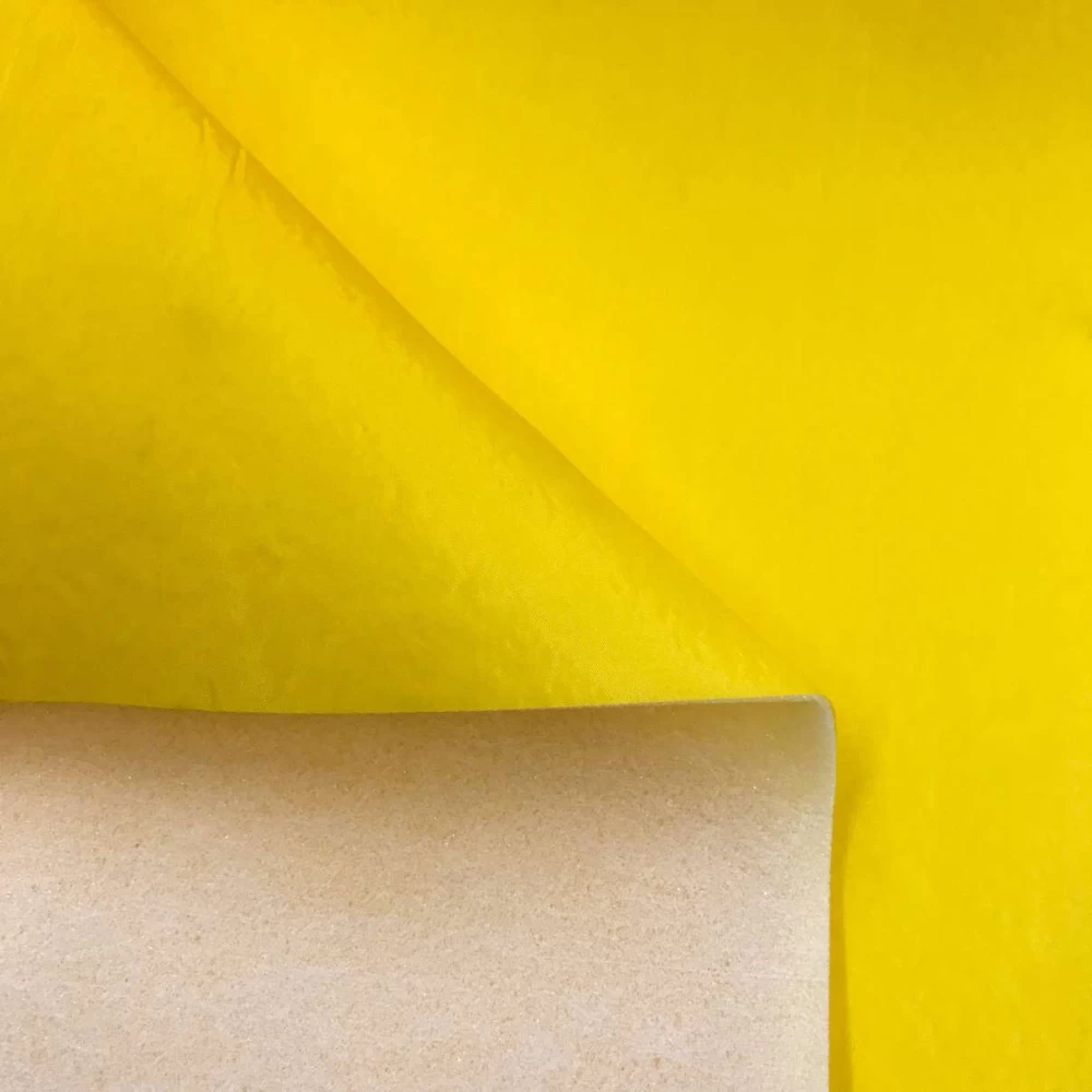 Nylon Dublado Acoplado Larg. 1,40M - Amarelo Nylon Dublado Acoplado Larg. 1,40M - Amarelo