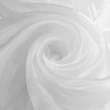 Organza Cristal - 100% Poliéster - 1,50m Largura - Branco