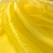 Organza Cristal - 100% Poliéster - 1,50m Largura - Amarelo