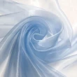 Organza Cristal - 100% Poliéster - 1,50m Largura - Azul bebê Organza Cristal - 100% Poliéster - 1,50m Largura - Azul bebê