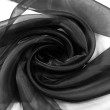 Organza Cristal - 100% Poliéster - 1,50m Largura - Preto