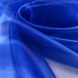 Organza Cristal - 100% Poliéster - 1,50m Largura - Azul bic