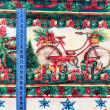 Painel Tricoline Digital Barrado Contos de Natal 0,55 x 1,50m - Variante 1