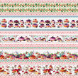 Painel Tricoline Digital Barrado Doces Confeitaria 0,55 x 1,50m - Variante 1