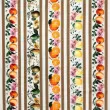 Painel Tricoline Digital Barrado Flor e Fruta 0,55 x 1,50m 10 Faixas - Variante 1 Painel Tricoline Digital Barrado Flor e Fruta 0,55 x 1,50m 10 Faixas - Variante 1