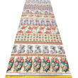 Painel Tricoline Digital Barrado Limão Romantico 0,55 x 1,50m - Variante 1