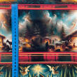 Painel Tricoline Digital Barrado Nascimento de Jesus 0,55 x 1,50m - Variante 1