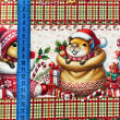 Painel Tricoline Digital Fernando Maluhy Barrado Capivaras Natalinas 0,55 x 1,50m 6 Faixas Largas - C01