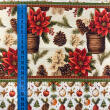 Painel Tricoline Digital Fernando Maluhy Barrado Natal Rústico 0,55 x 1,50m - C01