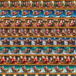 Painel Tricoline Digital Fernando Maluhy Barrado Natal do Papai Noel 0,55 x 1,50m - C01