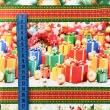 Painel Tricoline Digital Fernando Maluhy Barrado Natal fundo Branco 0,55 x 1,50m - C01