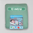 Peça de 10 Metros Fralda Mabber Quadriculada 100% Algodão 0,80m largura - Verde vintage jlm