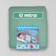 Peça de 10 Metros Fralda Mabber Quadriculada 100% Algodão 0,80m largura - Verde vintage jlm