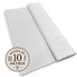 Peça de 10 Metros Tecido Pano de Prato Cores Claras 100% Algodão 0,70m largura - Branco flame
