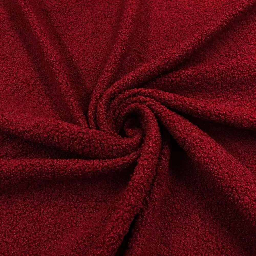 Pelúcia Manta Teddy Mini Sherpa Crespinha 100% Poliéster 1,50m Largura - Bordô Pelúcia Manta Teddy Mini Sherpa Crespinha 100% Poliéster 1,50m Largura - Bordô