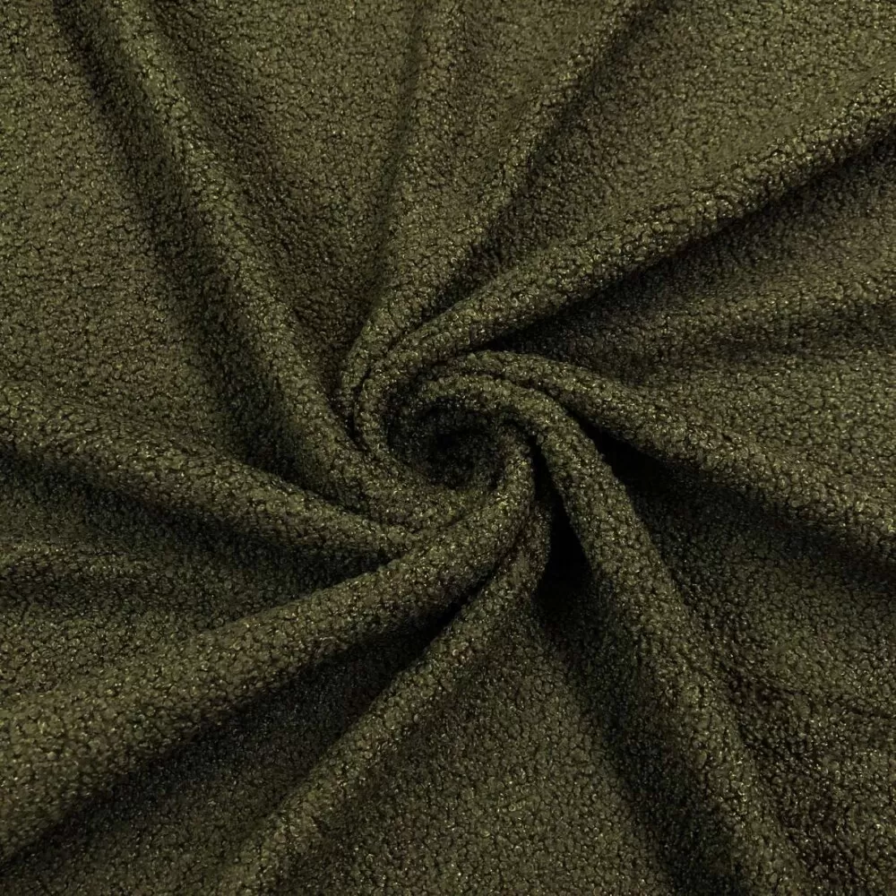 Pelúcia Manta Teddy Mini Sherpa Crespinha 100% Poliéster 1,50m Largura - Verde oliva Pelúcia Manta Teddy Mini Sherpa Crespinha 100% Poliéster 1,50m Largura - Verde oliva