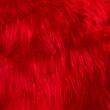 Pelúcia Prime - Pelo Alto - 100% Poliéster - Vermelho