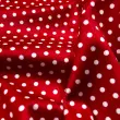 Pelúcia Velboa Estampada - Poá - 1,50m largura - Vermelho/branco Pelúcia Velboa Estampada - Poá - 1,50m largura - Vermelho/branco