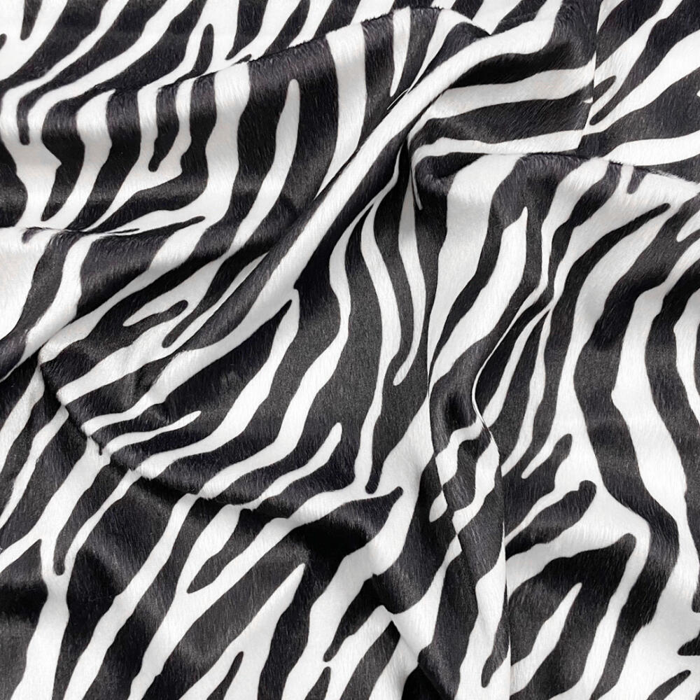 Pelúcia Velboa Estampada - Zebra - 1,50m largura - Variante 1