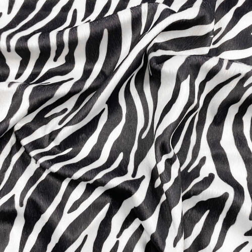 Pelúcia Velboa Estampada - Zebra - 1,50m largura - Variante 1