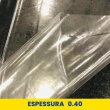 Plástico Cristal Transparente Espessura 0.40 1,38m largura - Transparente Plástico Cristal Transparente Espessura 0.40 1,38m largura - Transparente