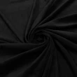 Plush Liso 100% Poliéster 1,60m Largura - Preto