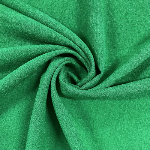 PROMOCIONAL Crepe Rústico 1,47m Largura 100% Poliéster - Verde bandeira