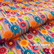 Sarja Impermeável Exclusiva Coleção Dimensões Florais 100% Algodão 1,50m Largura - Crochê