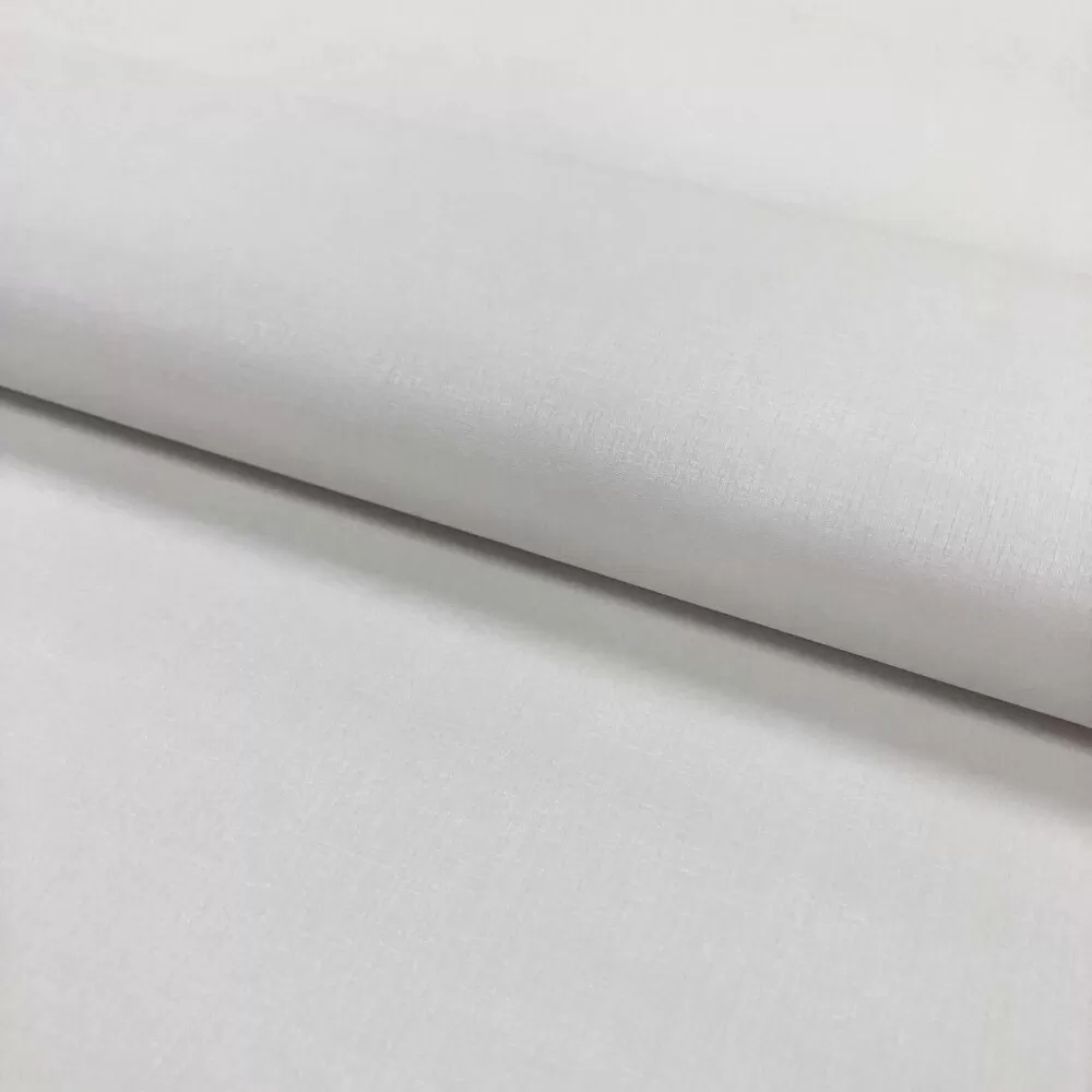 Sintético Duna Espessura 0.80mm Fundo Malha de Algodão 1,40m Largura - Branco Sintético Duna Espessura 0.80mm Fundo Malha de Algodão 1,40m Largura - Branco