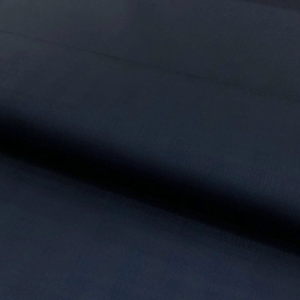 Sintético Duna Espessura 0.80mm Fundo Malha de Algodão 1,40m Largura - Azul marinho Sintético Duna Espessura 0.80mm Fundo Malha de Algodão 1,40m Largura - Azul marinho