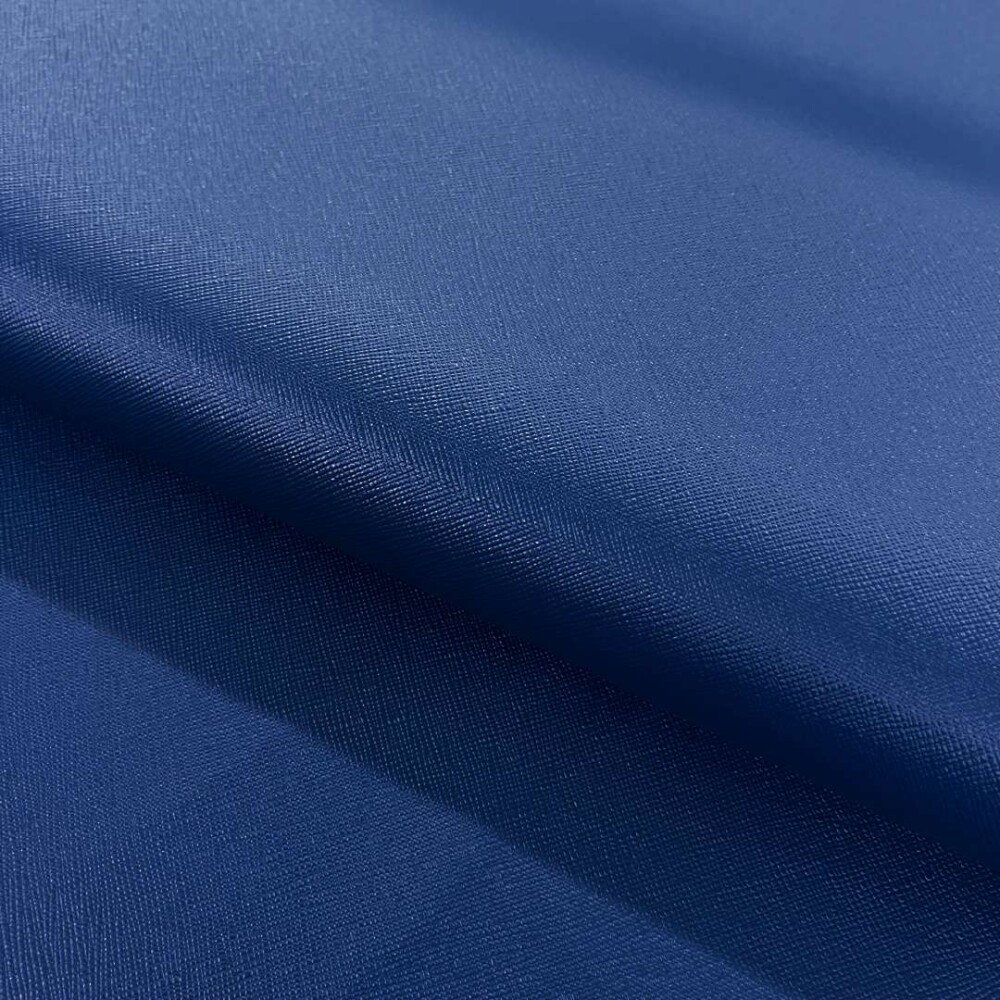 Sintético Prada Espessura 0.80mm Fundo Malha De Algodão 1,40m Largura - Azul marinho