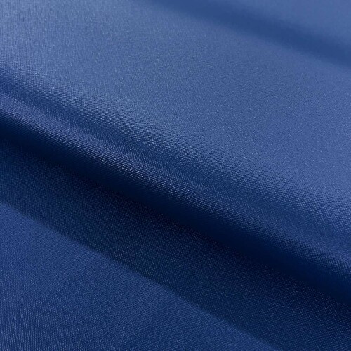 Sintético Prada Espessura 0.80mm Fundo Malha De Algodão 1,40m Largura - Azul marinho