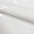 Sintético Verniz Espessura 0.35mm Fundo Malha de Poliéster 1,40m Largura - Branco