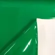 Sintético Verniz Espessura 0.35mm Fundo Malha de Poliéster 1,40m Largura - Verde bandeira