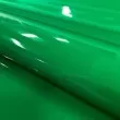 Sintético Verniz Espessura 0.35mm Fundo Malha de Poliéster 1,40m Largura - Verde bandeira