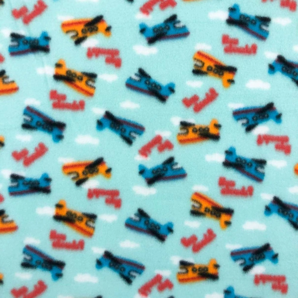 Soft Estampado - Aviãozinho - 100% Poliéster - 1,60m Largura - Variante 1 Soft Estampado - Aviãozinho - 100% Poliéster - 1,60m Largura - Variante 1