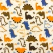 Soft Estampado - Dinos Fundo Bege - 100% Poliéster - 1,60m Largura - Variante 1 Soft Estampado - Dinos Fundo Bege - 100% Poliéster - 1,60m Largura - Variante 1